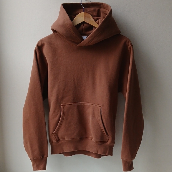 TNA Tops - Aritzia TNA Perfect Fit Hoodie Sweatshirt Brown Women's Small